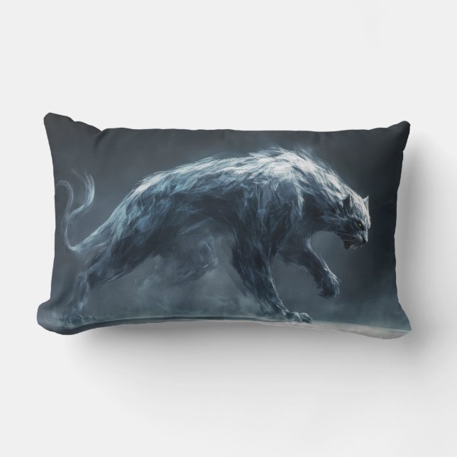 Fantasy panther monster  lumbar cushion (Front)