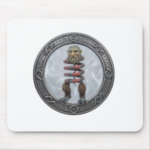 Fantasy: Part Troll Part Coral Snake Mouse Pad