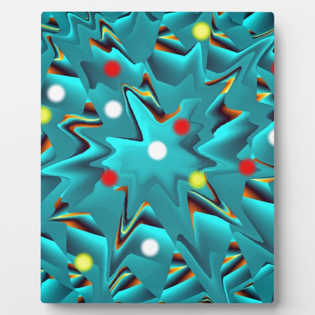 Fantasy pattern azul plaque (Front)
