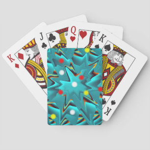 Fantasy pattern azul playing cards