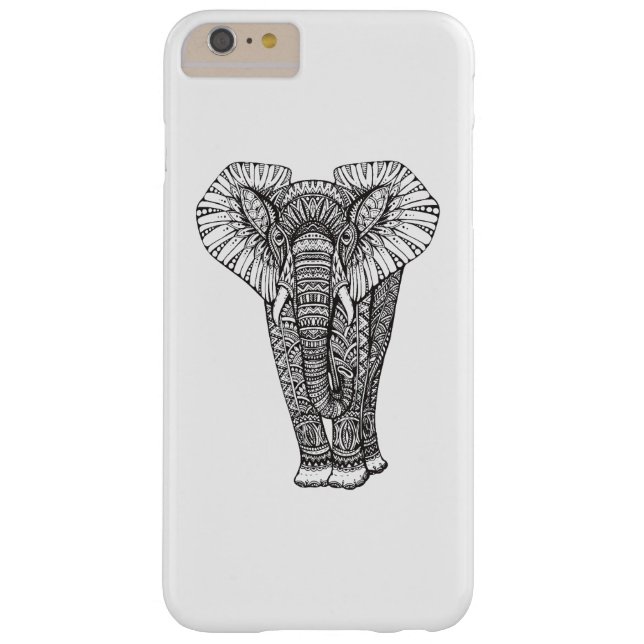 Fantasy Patterned Elephant Doodle Case-Mate iPhone Case (Back)