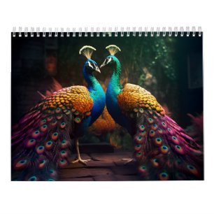 Fantasy Peacocks Calendar