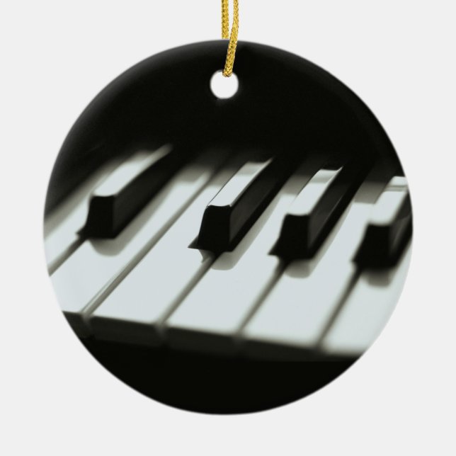 Fantasy Piano Music Ornament (Front)