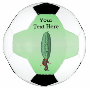 Fantasy Pickle Man Brown Suit Soccer Ball
