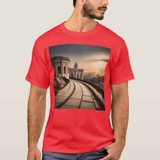 Fantasy pictures town Morocco city Larache gift T-Shirt
