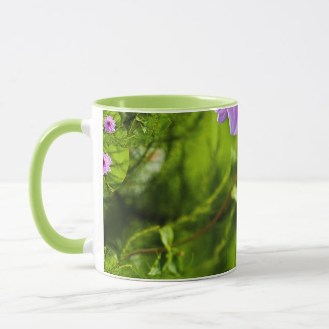 Fantasy Pink Dahlia Mug (Left)