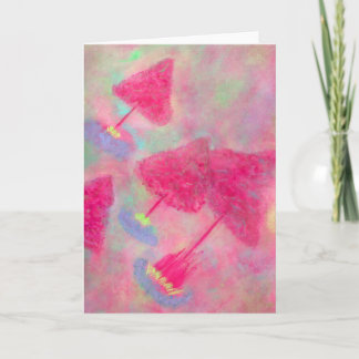 Fantasy Pink Trees Greeting Card