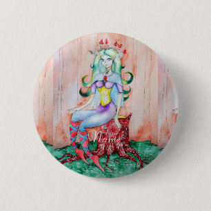Fantasy Pixie Fairy Thunder_Cove 6 Cm Round Badge
