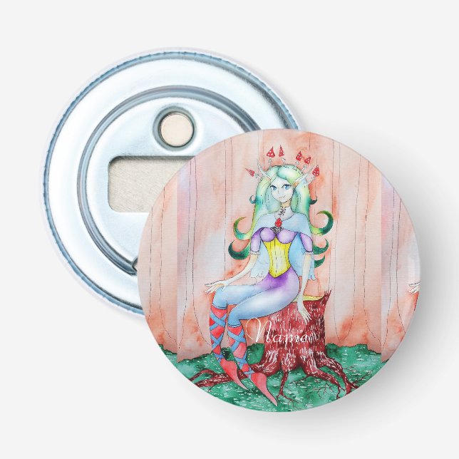 Fantasy Pixie Fairy Thunder_Cove  Bottle Opener (Front)