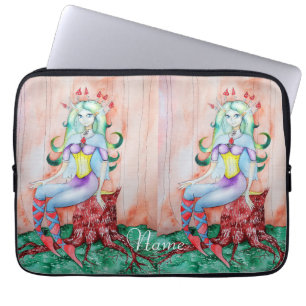 Fantasy Pixie Fairy Thunder_Cove  Laptop Sleeve