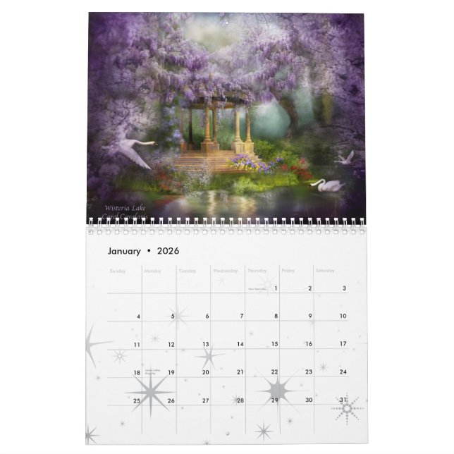 Fantasy Places 2010 Calendar (Jan 2026)
