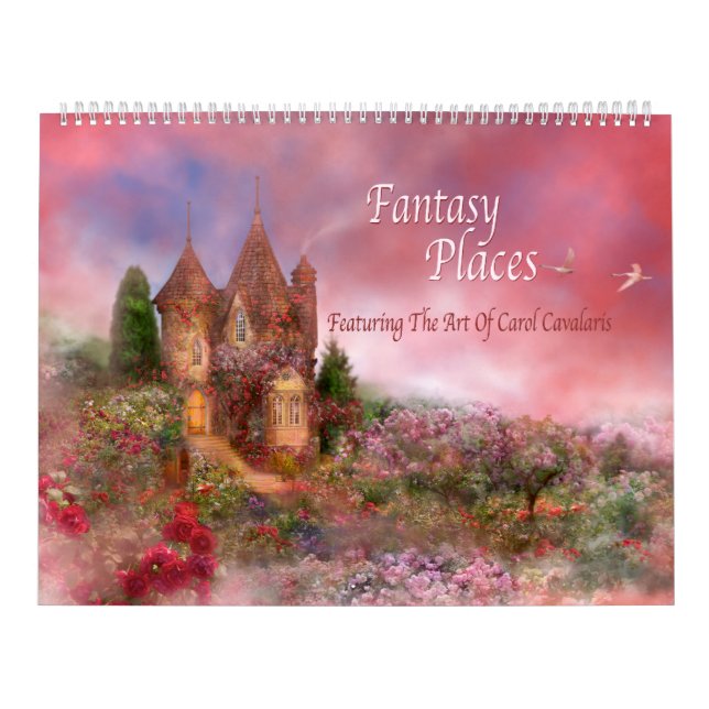 Fantasy Places Art Calendar (Cover)