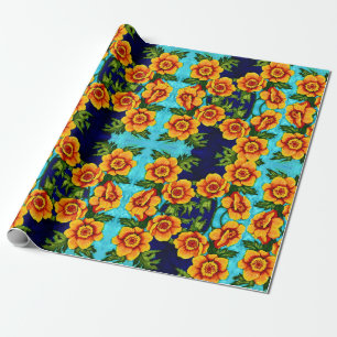 Fantasy Poppies Wrapping Paper