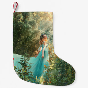 Fantasy Princess: Summer Nature Vintage. Small Christmas Stocking