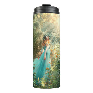 Fantasy Princess: Summer Nature Vintage. Thermal Tumbler