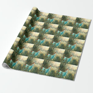 Fantasy Princess: Summer Nature Vintage. Wrapping Paper