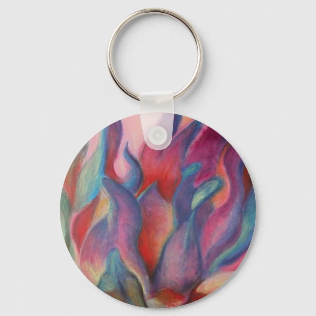 Fantasy Protea Key Ring (Front)