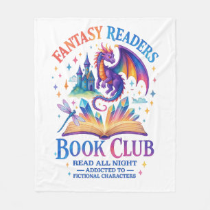 Fantasy Readers Book Club....  Fleece Blanket