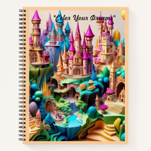 "Fantasy Realms Illustrated" Notebook