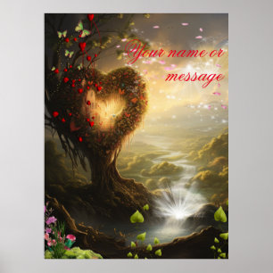 Fantasy Realms of Magic Scenery designs Poster