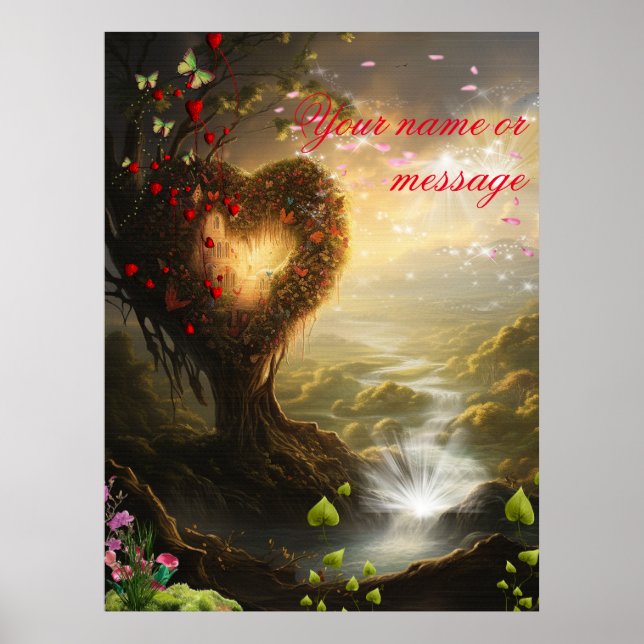 Fantasy Realms of Magic Scenery designs Poster (Front)