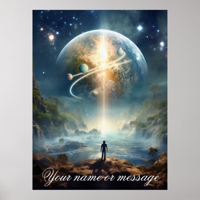 Fantasy Realms of Magic Scenery designs Poster (Front)