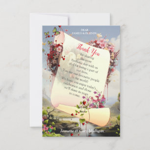 Fantasy Realms of Magic Scenery designs RSVP Card