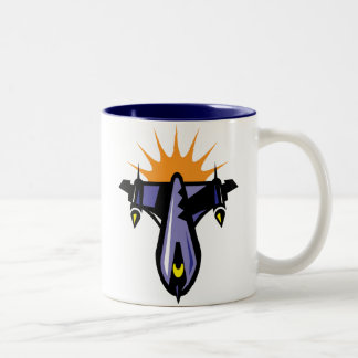 Fantasy Rocket Ship Flight Mug
