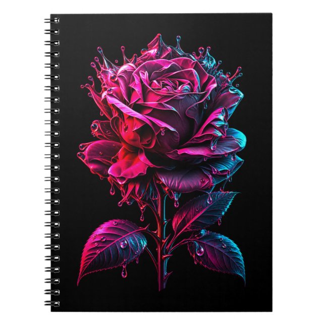 Fantasy rose notebook (Front)