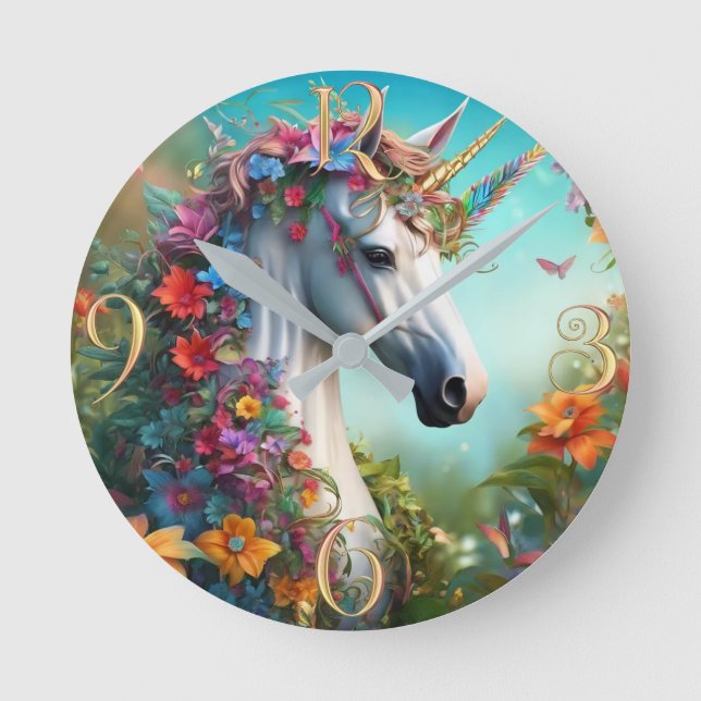 Fantasy  round clock (Front)