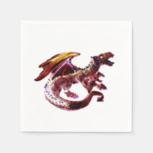 Fantasy Ruby Red Dragon x 50 Napkin