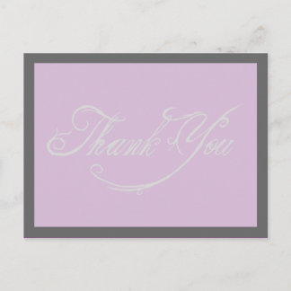 Fantasy Rustic Wedding Thank You Postcards