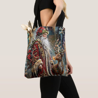 Fantasy Santa Tote Bag