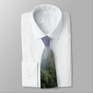 Fantasy Scenic Rainforest Landscape Tie