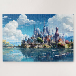 Fantasy Seaside Kingdom Jigsaw Puzzle