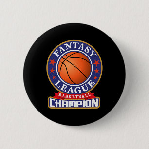 Fantasy Sketll League Champion Victory Trophy 6 Cm Round Badge