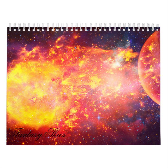 Fantasy skies calendar (Cover)