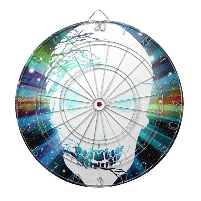 Fantasy Skull #2 Dartboard (Front)