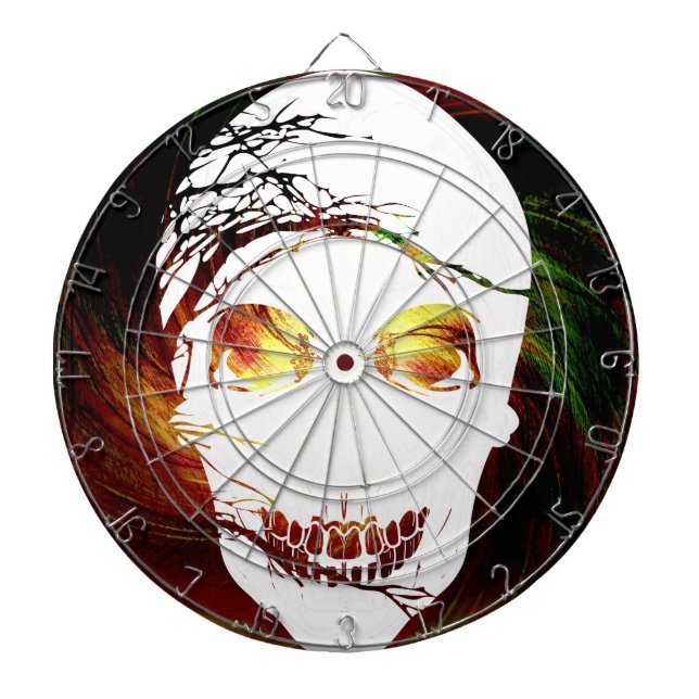 Fantasy Skull #4 Dartboard (Front)