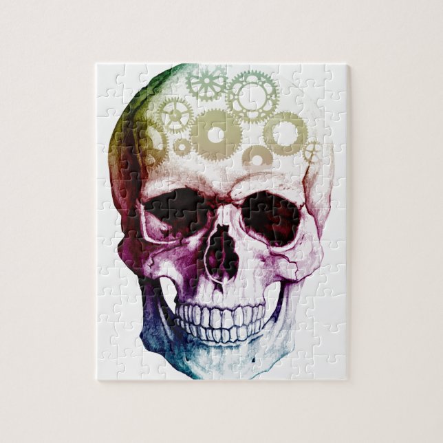 Fantasy Skull Tattoo Jigsaw Puzzle (Vertical)