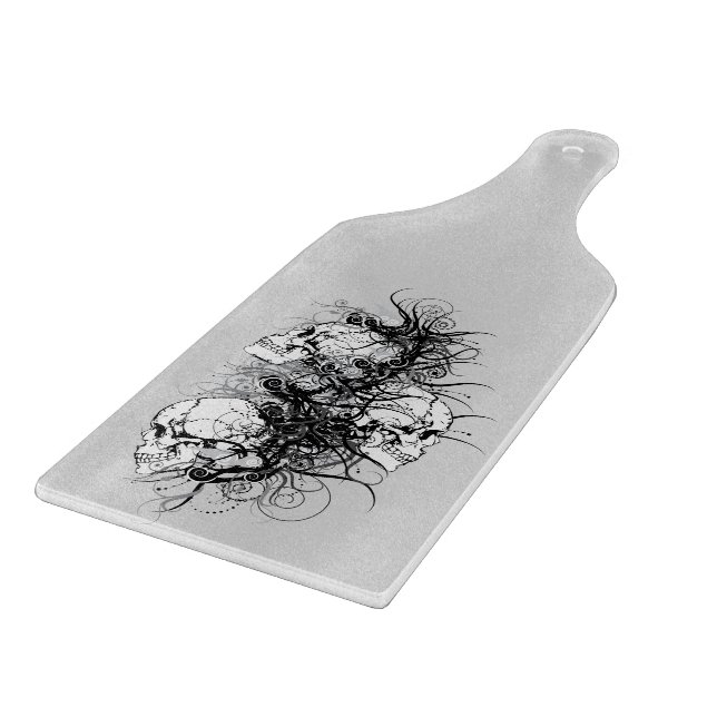 Fantasy Skulls Cutting Board (Corner)