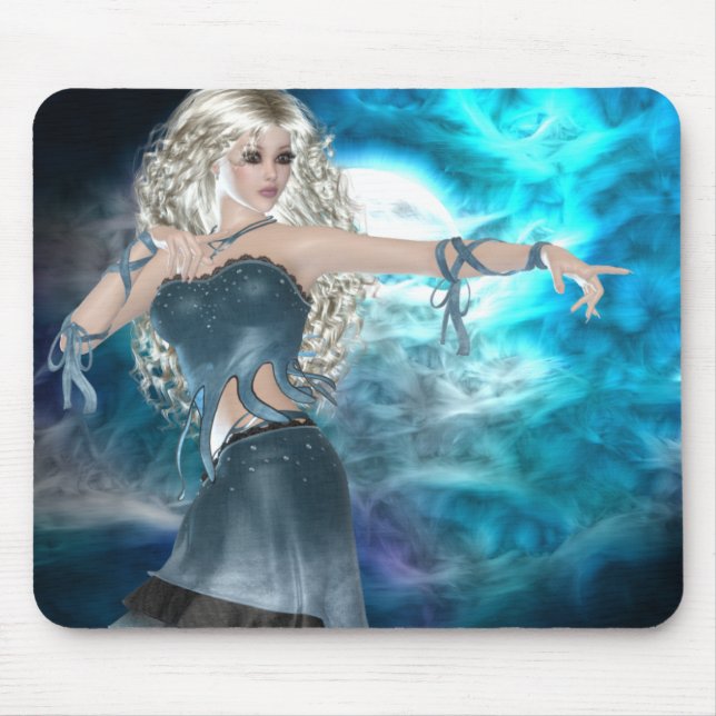 Fantasy Sky Siren Mouse Pad (Front)