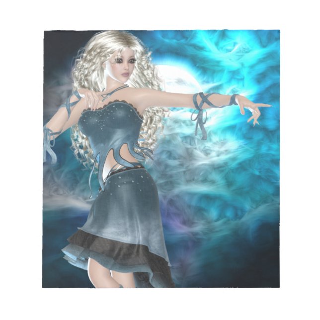 Fantasy Sky Siren Notepad (Front)