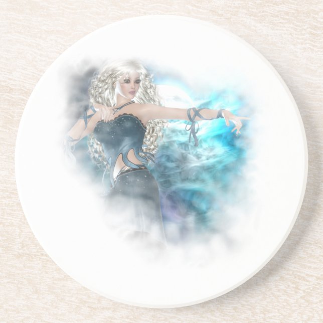 Fantasy Sky Siren Vignette Coaster (Front)