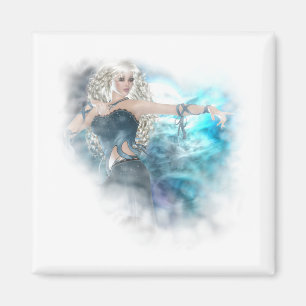 Fantasy Sky Siren Vignette Magnet