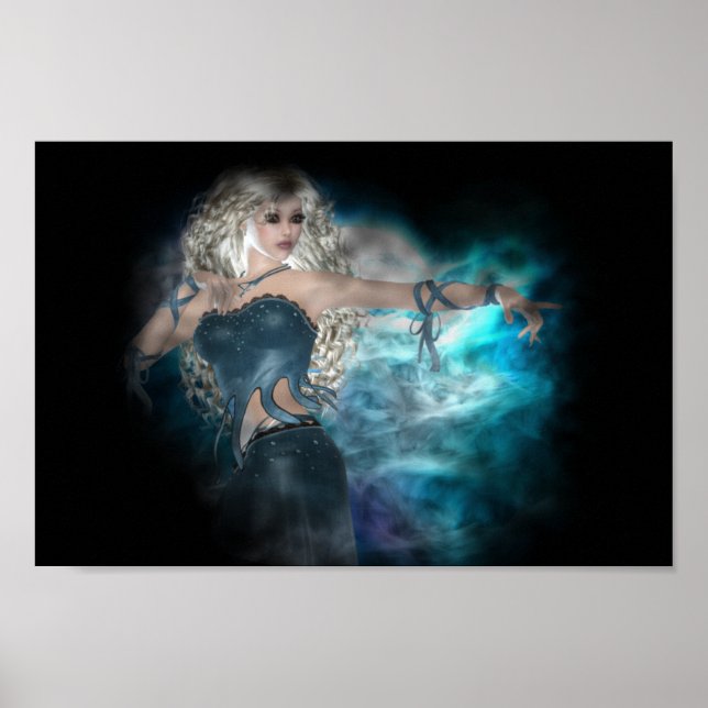 Fantasy Sky Siren Vignette Poster (Front)