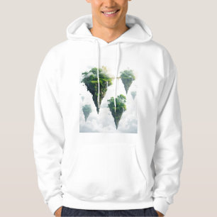 Fantasy Skyscape Artwork – Sparkling Birds & Cloud Hoodie