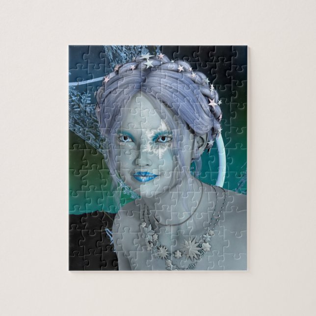 Fantasy Snow Fairy Jigsaw Puzzle (Vertical)