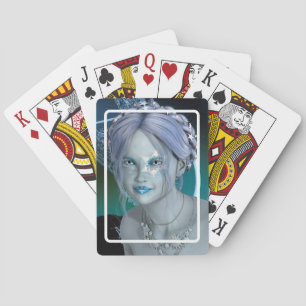 Fantasy Snow Fairy Playing Cards