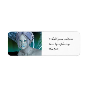 Fantasy Snow Fairy Return Address Label